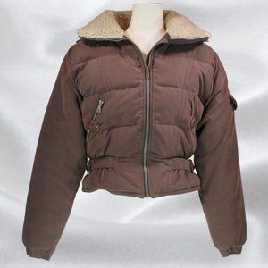 NILS Brown Ski Jacket in Size 8